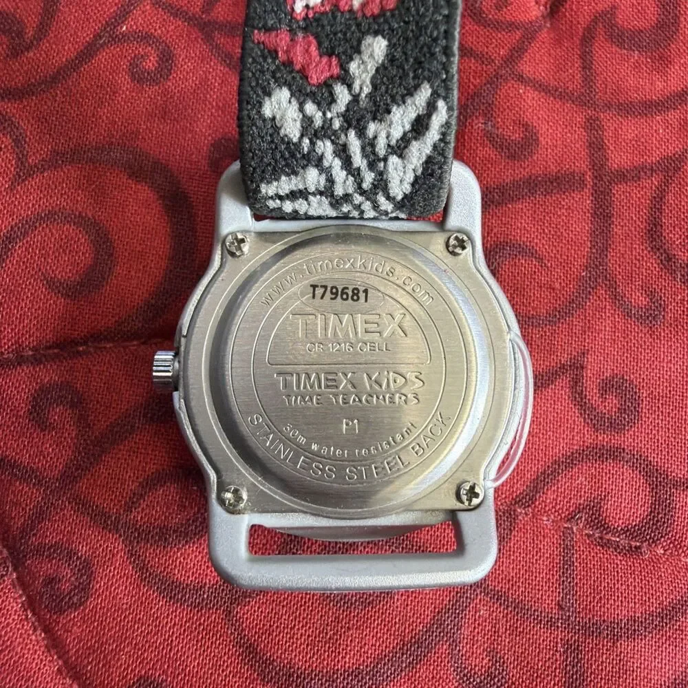 Timex Kids Time Teacher Moving Rocket Wth Indiglo New Battery Super Rare Vintage